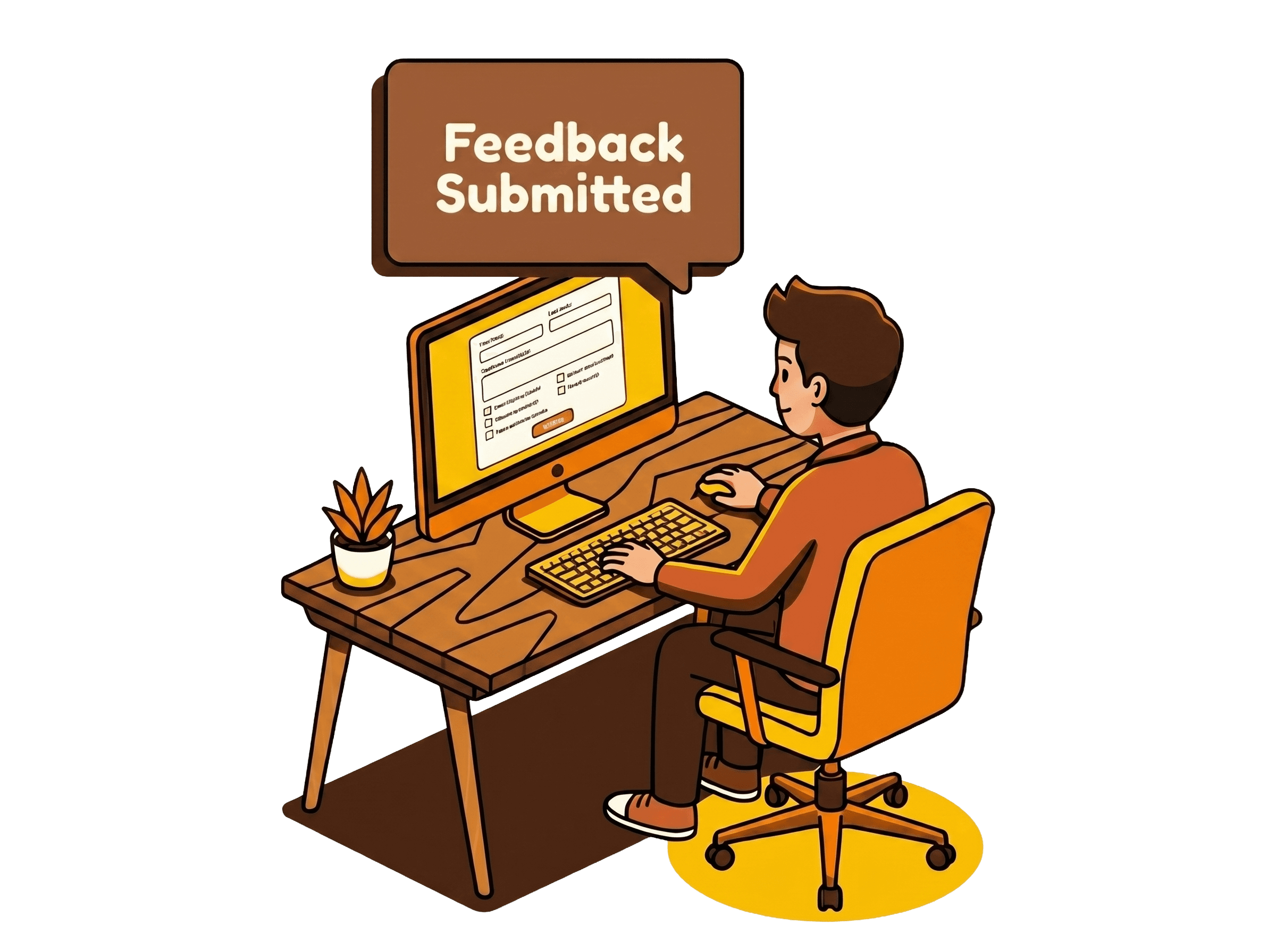 Feedback Submitted Illustration